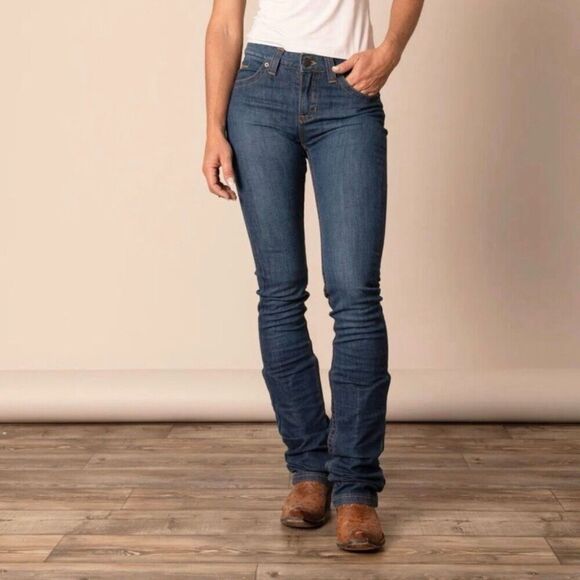 Kimes Ranch Betty Women's Boot Cut Mid-Rise Jean Size 8/36 Made in USA - Picture 1 of 8